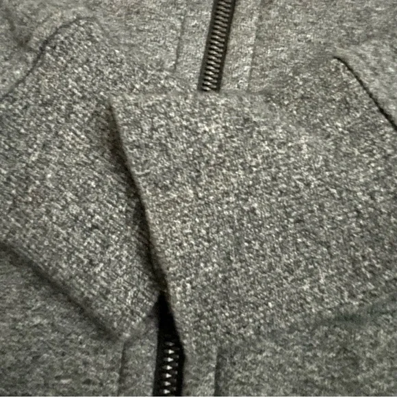 EUC Lululemon Grey Charcoal Zip-Up Hoodie (6) - Picture 5 of 7